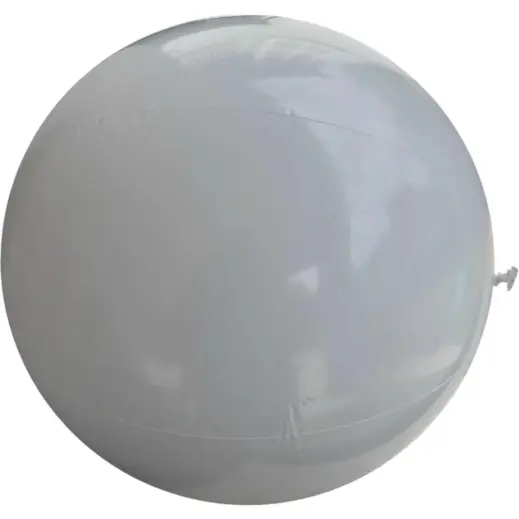 50cm Solid Colour Beach Ball White